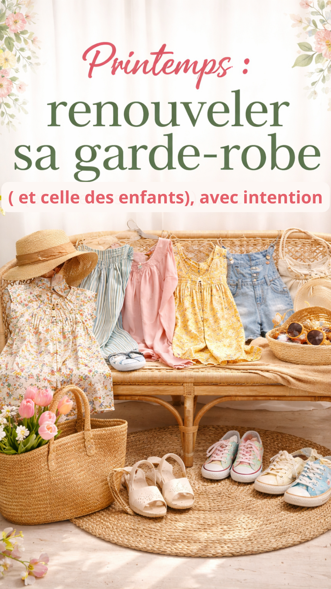 Printemps : renouveler sa garde-robe (et celle des enfants) avec intention